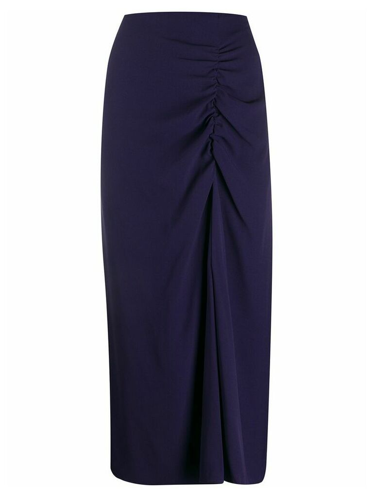 colville ruched front skirt - PURPLE