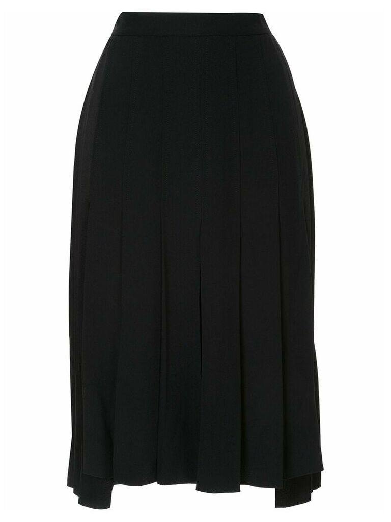 Nº21 pleated midi skirt - Black
