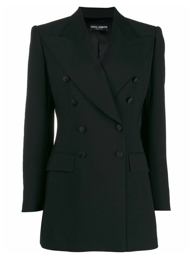 Dolce & Gabbana double-breasted tailored blazer - Black