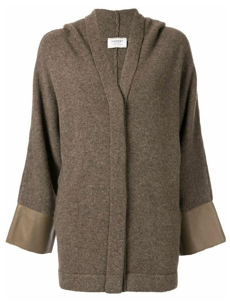 Snobby Sheep knitted cardigan - Brown