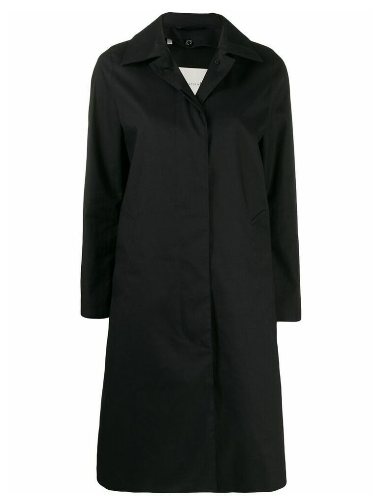 Mackintosh Dunkeld buttoned coat - Black