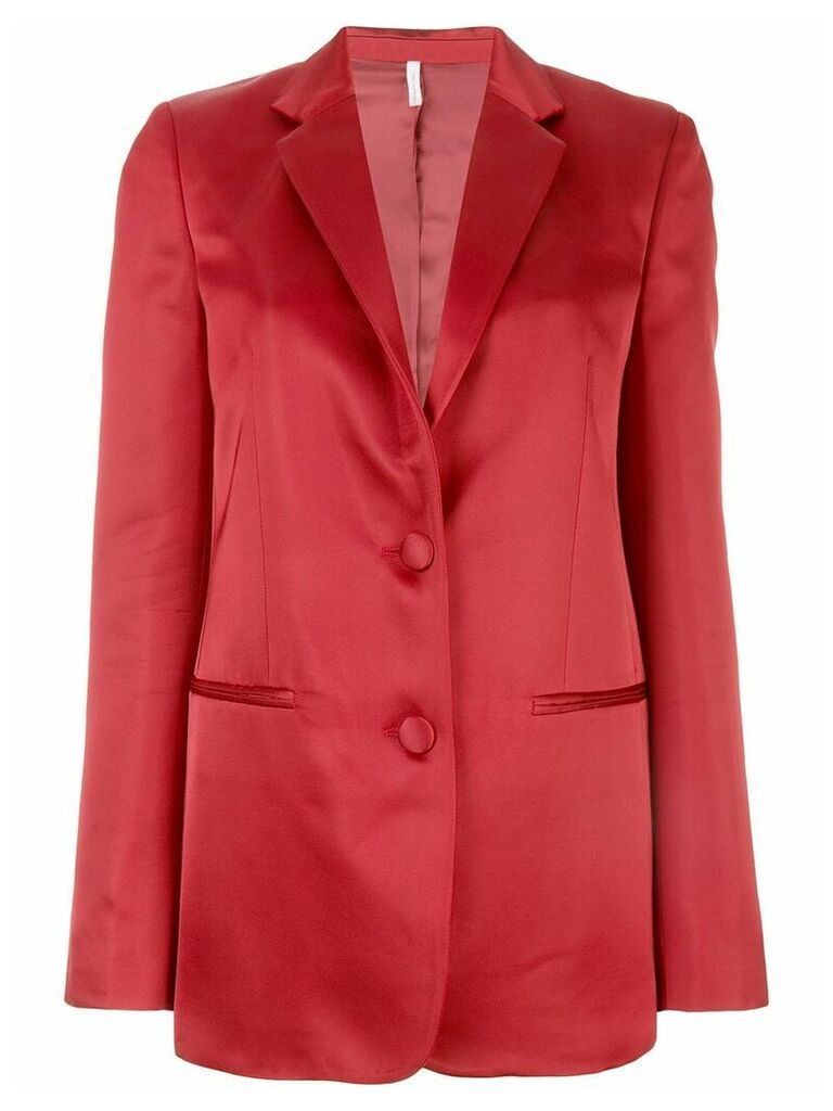 Helmut Lang single-breasted blazer - Red