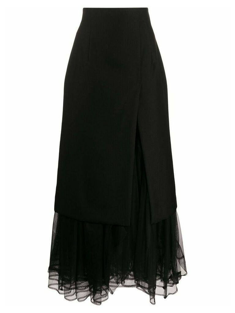 Comme Des Garçons Noir Kei Ninomiya high-waisted layered skirt - Black