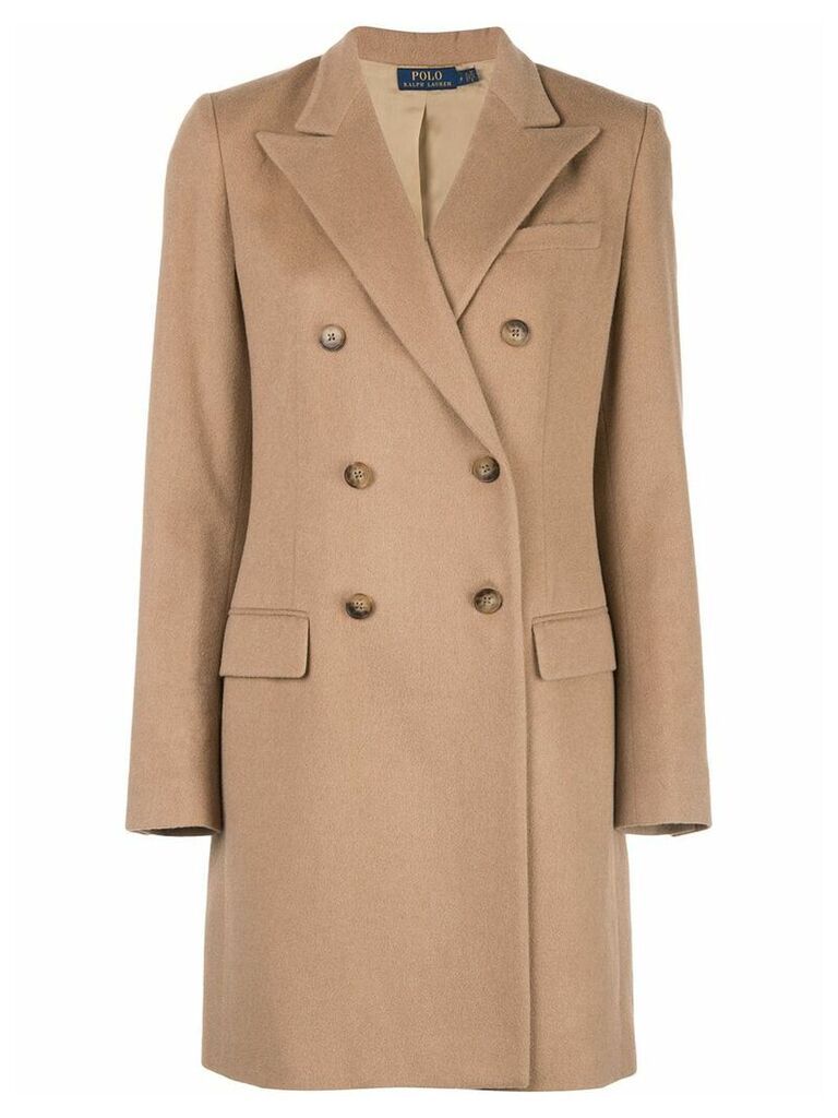 Polo Ralph Lauren mid-length double-breasted coat - Brown