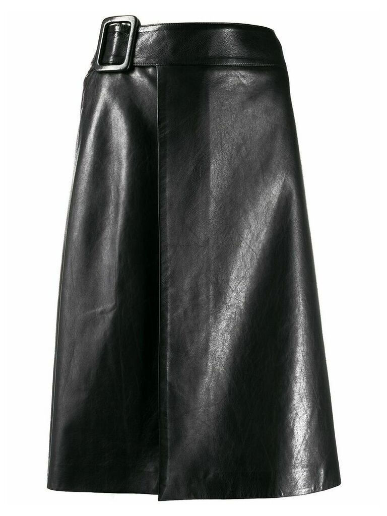 Ermanno Scervino A-line wrapped skirt - Black