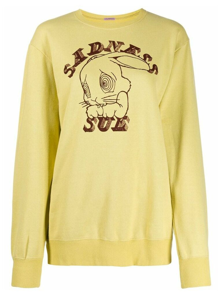 Undercover Sadness Sue print sweatshirt - Yellow