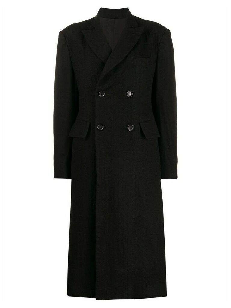 Junya Watanabe fitted double-breasted coat - Black