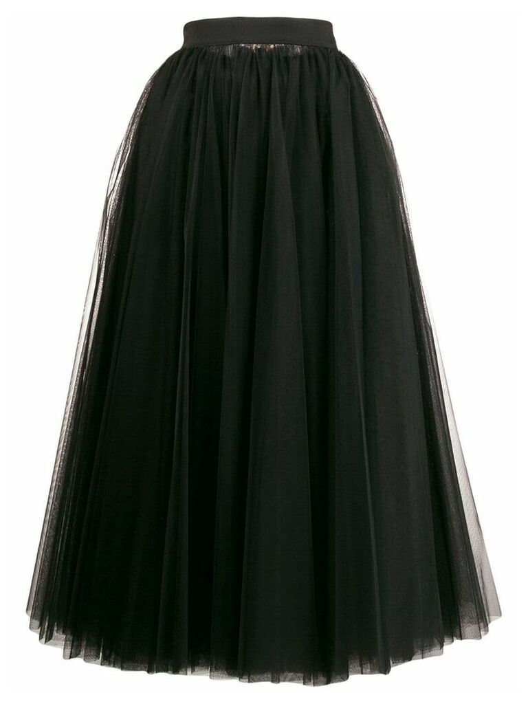 Dolce & Gabbana long tulle full skirt - Black