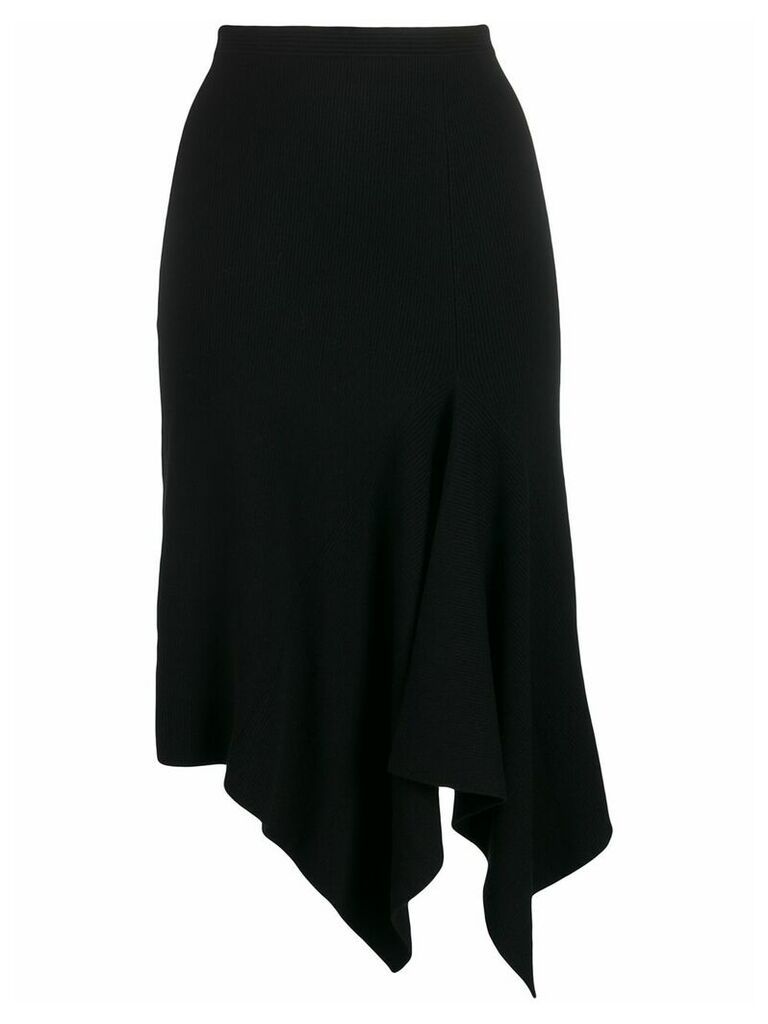 DVF Diane von Furstenberg asymmetric midi skirt - Black