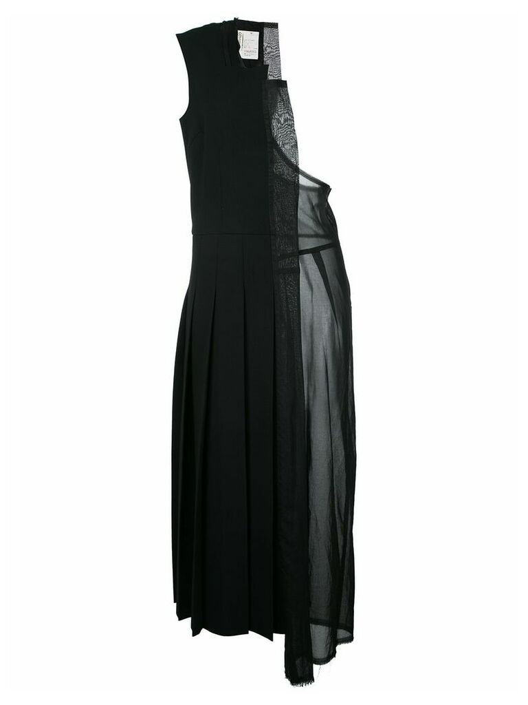 Comme Des Garçons Pre-Owned laser cut one-shoulder dress - Black
