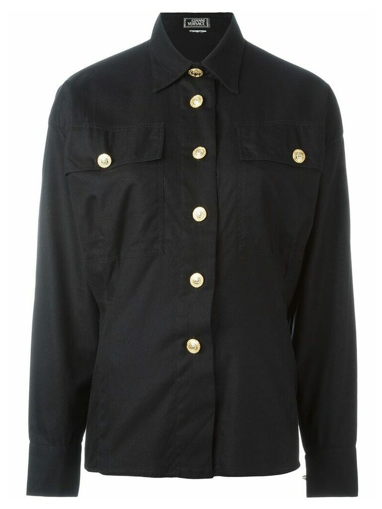 Versace Pre-Owned classic shirt - Black