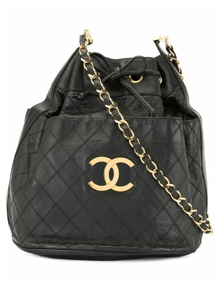 Chanel Pre-Owned 1989-1991 Cosmos quilted CC logos shoulder bag -