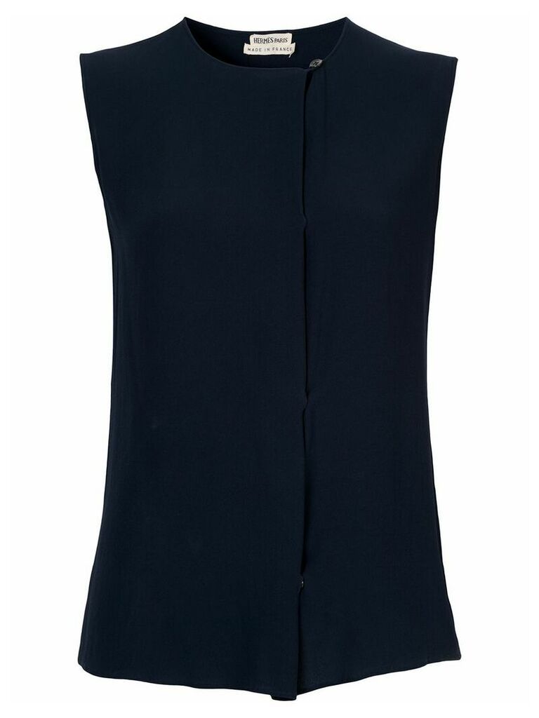 Hermès pre-owned sleeveless top - Blue