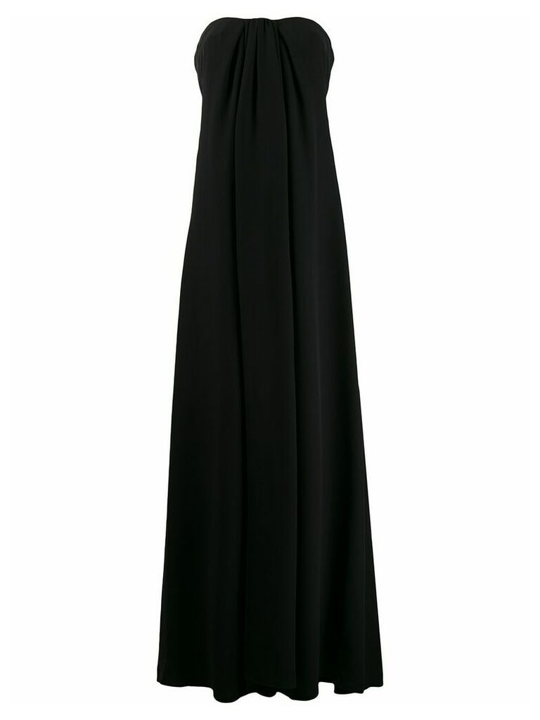 Valentino Pre-Owned 2000's draped evening gown - Black
