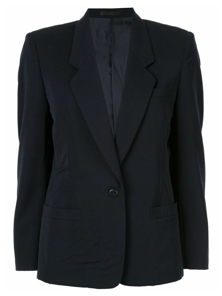 Burberry Pre-Owned long sleeve jacket - Blue