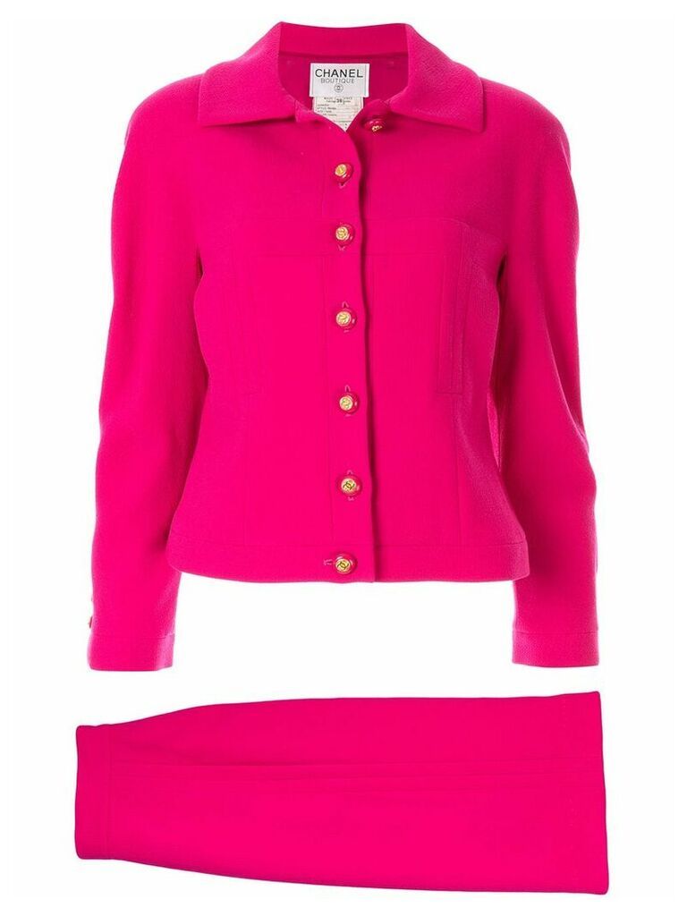 Chanel Pre-Owned Setup suit jacket skirt - Pink