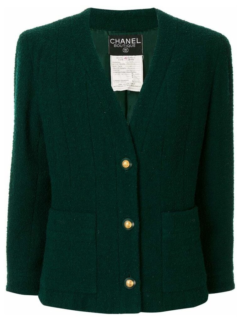 Chanel Pre-Owned 1993's Long sleeve jacket - Green