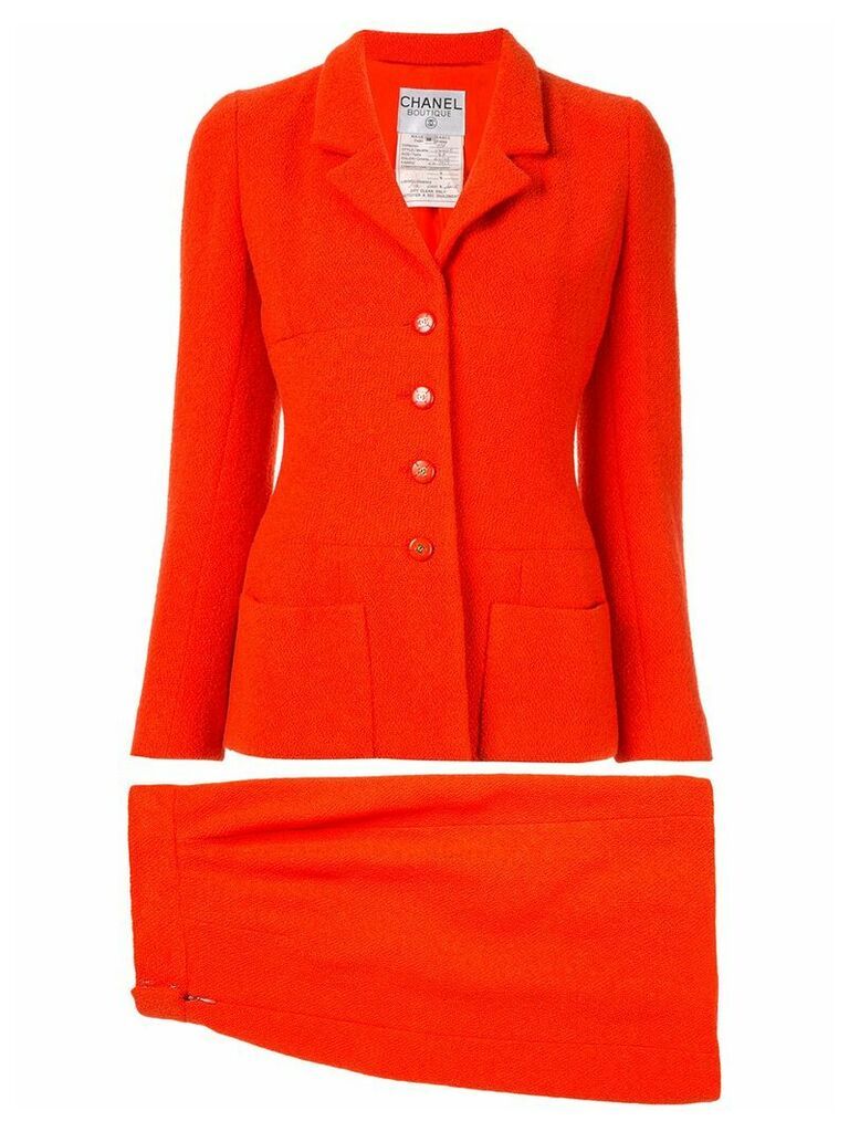 Chanel Pre-Owned 1995 Setup skirt suit - Red