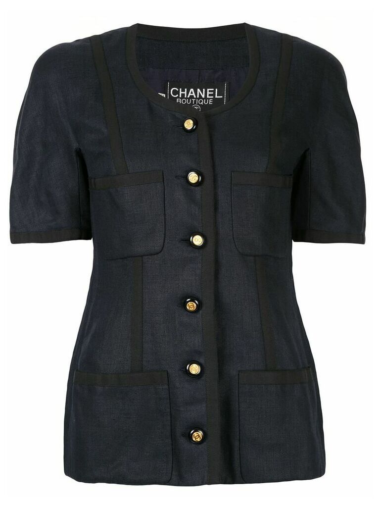 Chanel Pre-Owned Short sleeve jacket - Blue