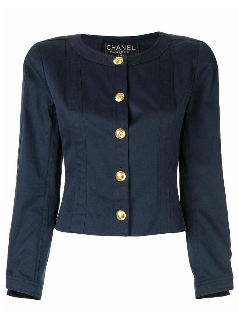 Chanel Pre-Owned Long sleeve jacket - Blue