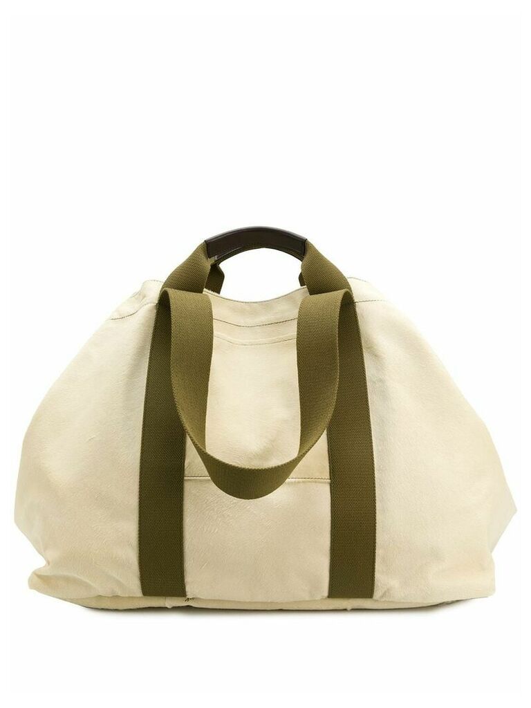 Holland & Holland oversized weekend holdall - NEUTRALS