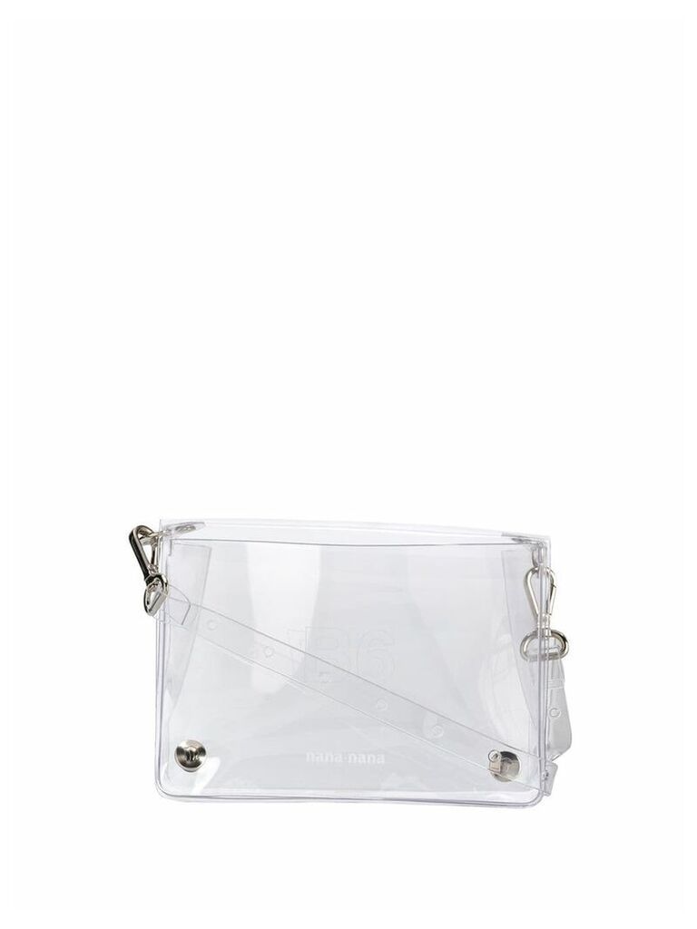 Nana-Nana B6 PVC shoulder bag - White