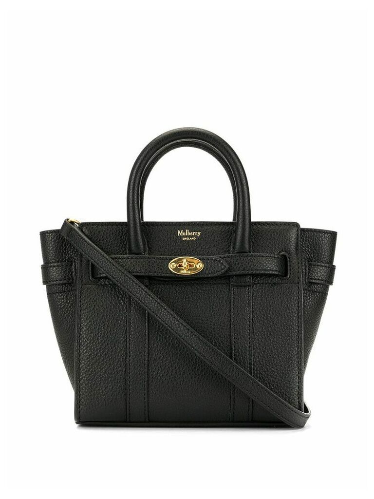 Mulberry micro zipped Bayswater bag - Black