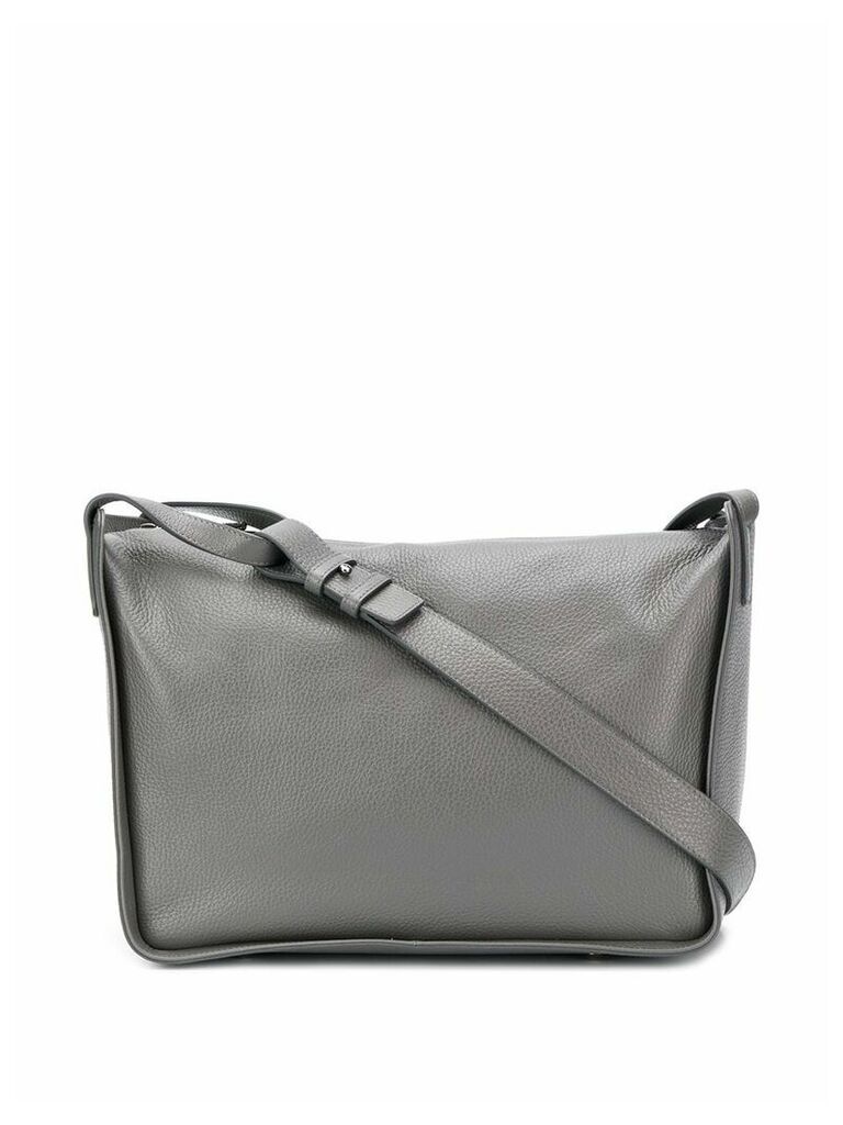Fabiana Filippi pebbled leather shoulder bag - Grey