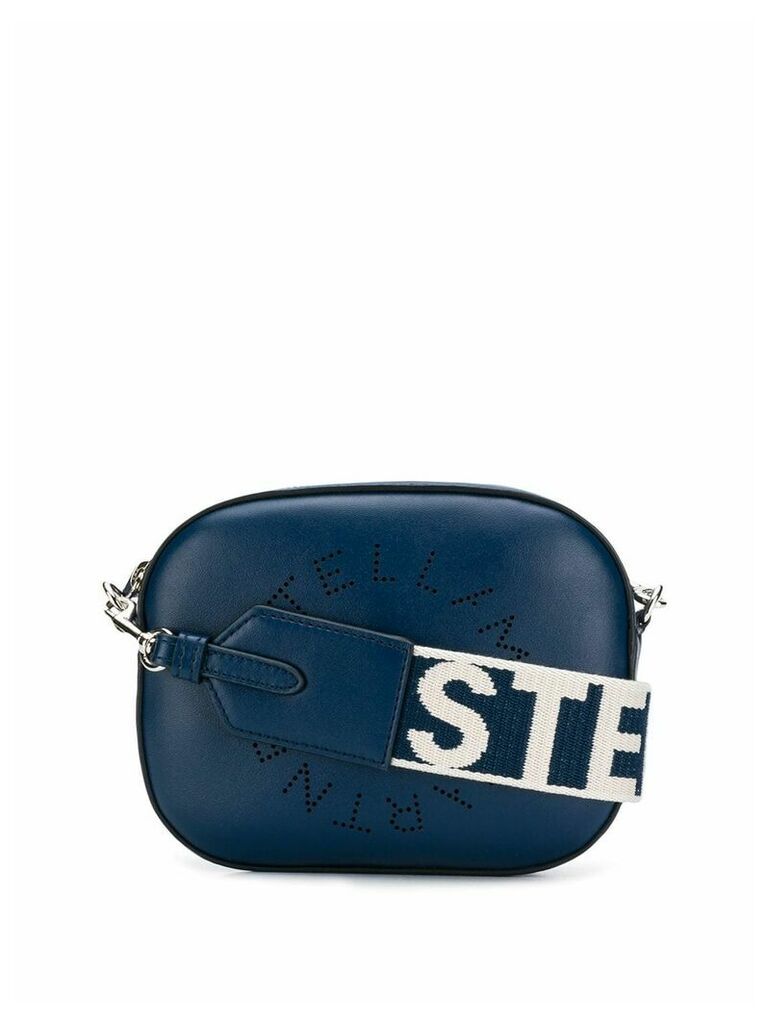 Stella McCartney Stella perforated-logo belt bag - Blue