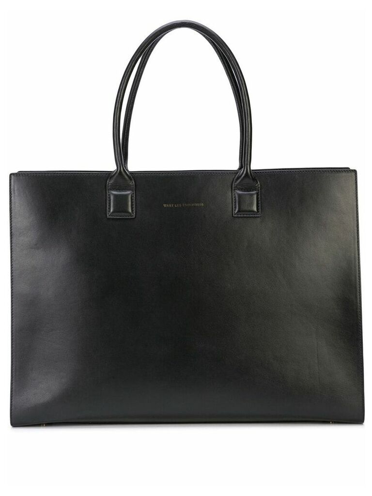 WANT Les Essentiels Dresden structured tote - Black