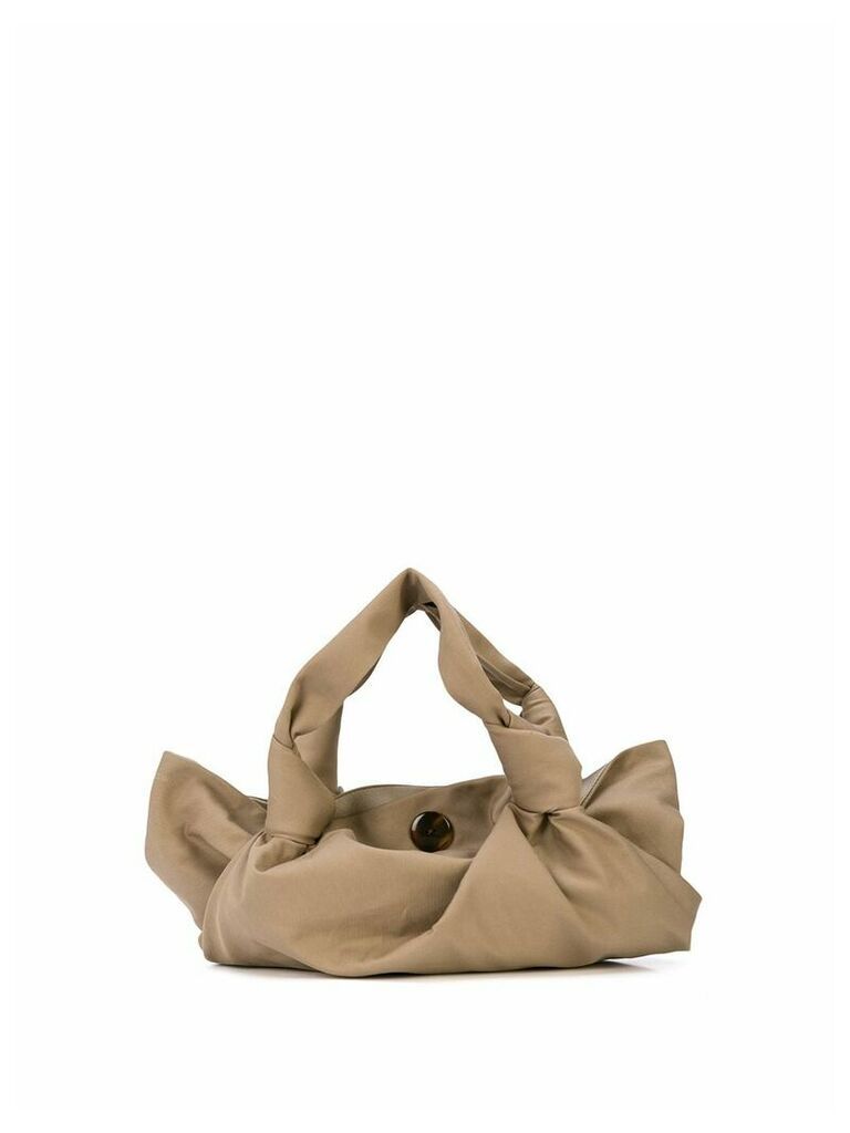 The Row mini Ascot Two bag - Brown