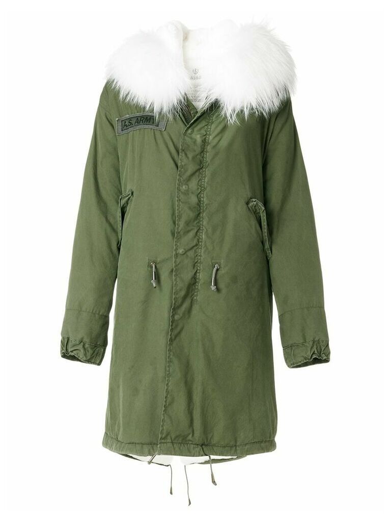 As65 hooded parka - Green