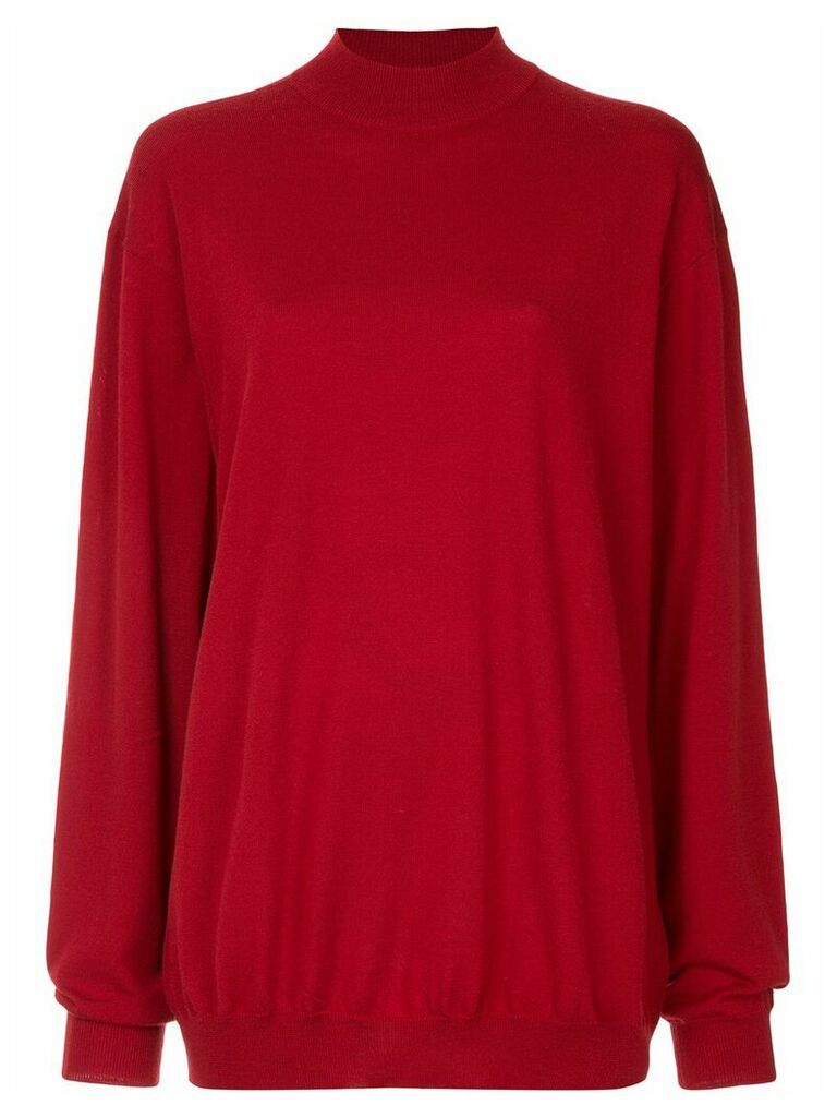 Strateas Carlucci Skivvy knit sweate - Red