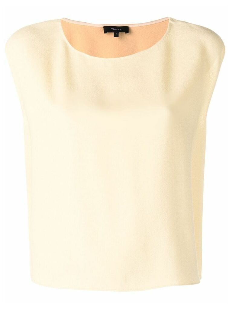 Theory loose fit cap sleeve top - Neutrals