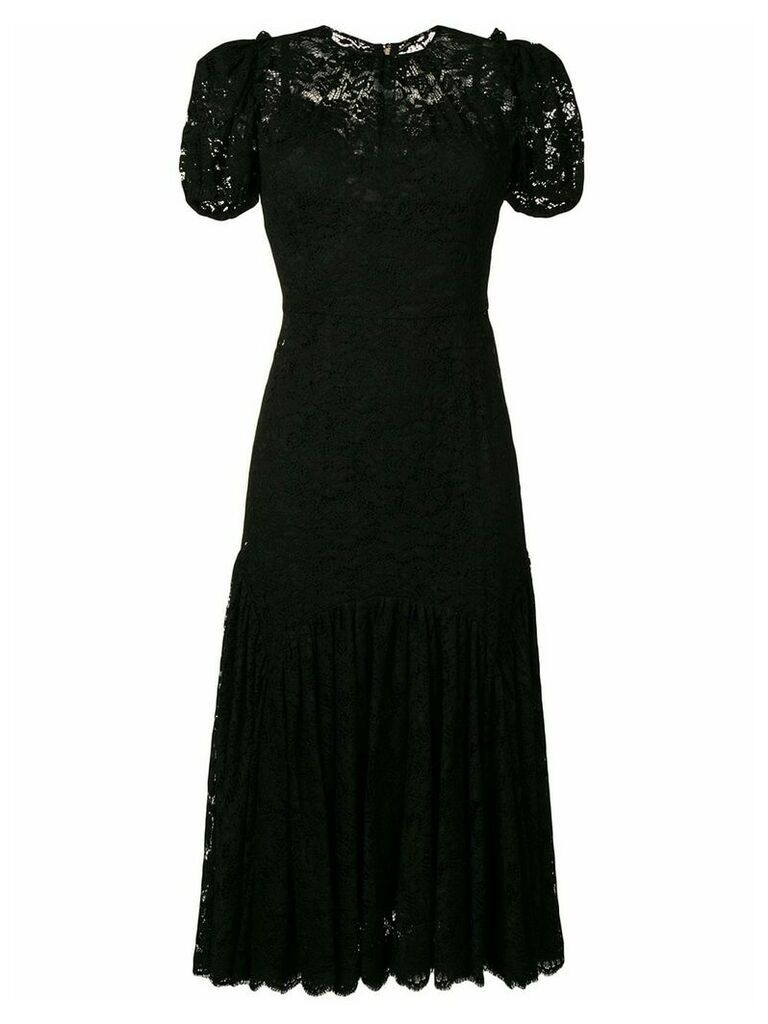 Dolce & Gabbana lace midi dress - Black