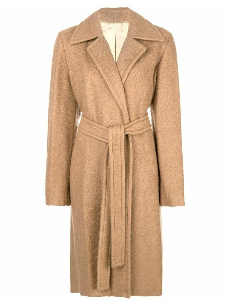 Helmut Lang tailored single-breasted coat - Neutrals
