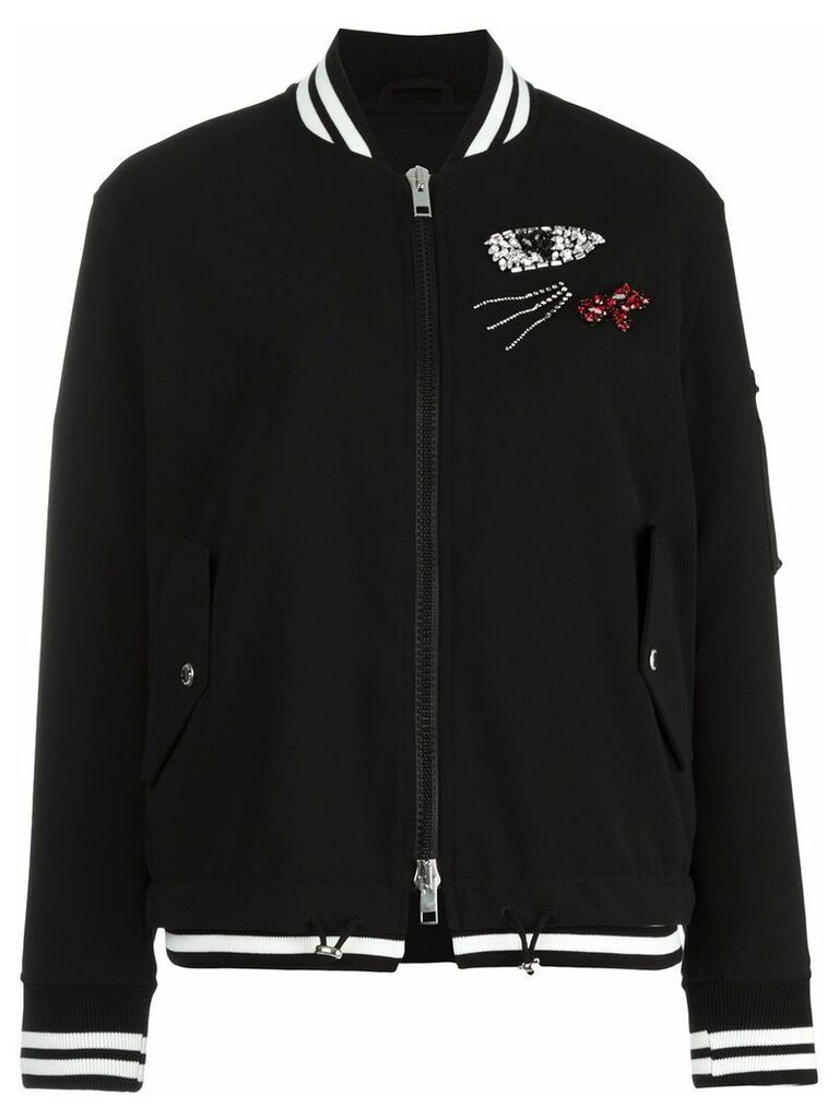 Ermanno Scervino embellished bomber jacket - Black