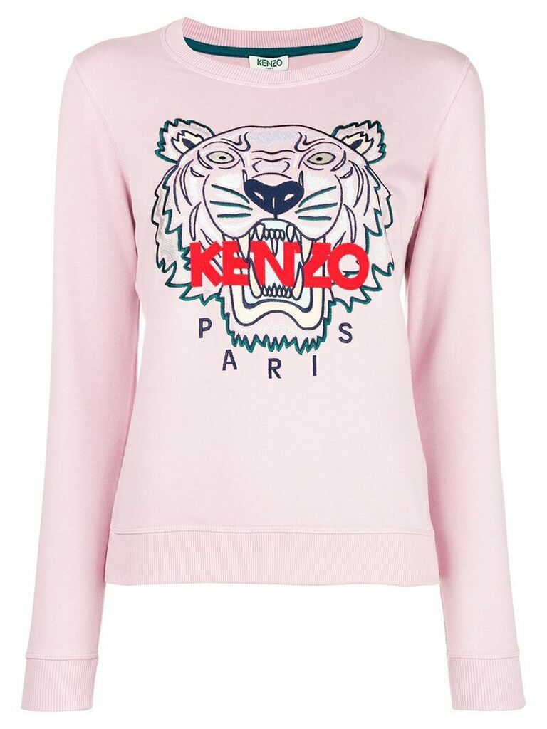Kenzo logo-print jumper - PINK