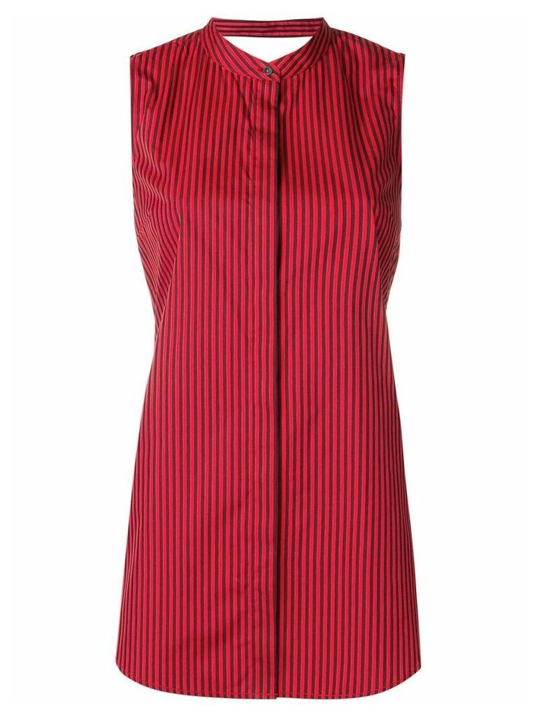 3.1 Phillip Lim knotted back striped top - Red