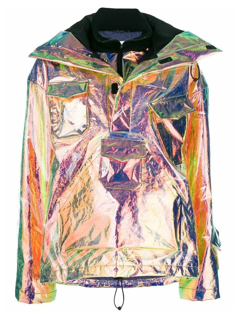 Maison Margiela iridescent bomber jacket - Metallic