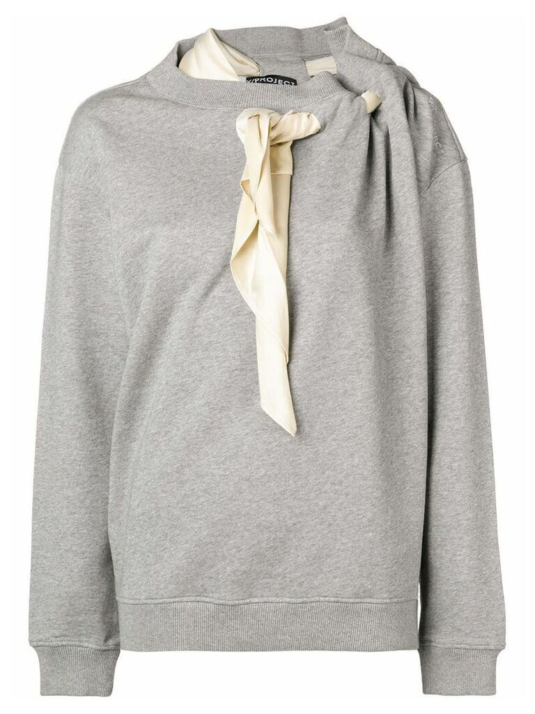 Y/Project deconstructed sweatshirt - Grey