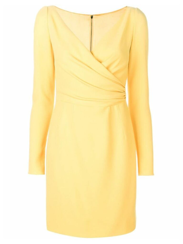 Dolce & Gabbana fitted mini dress - Yellow