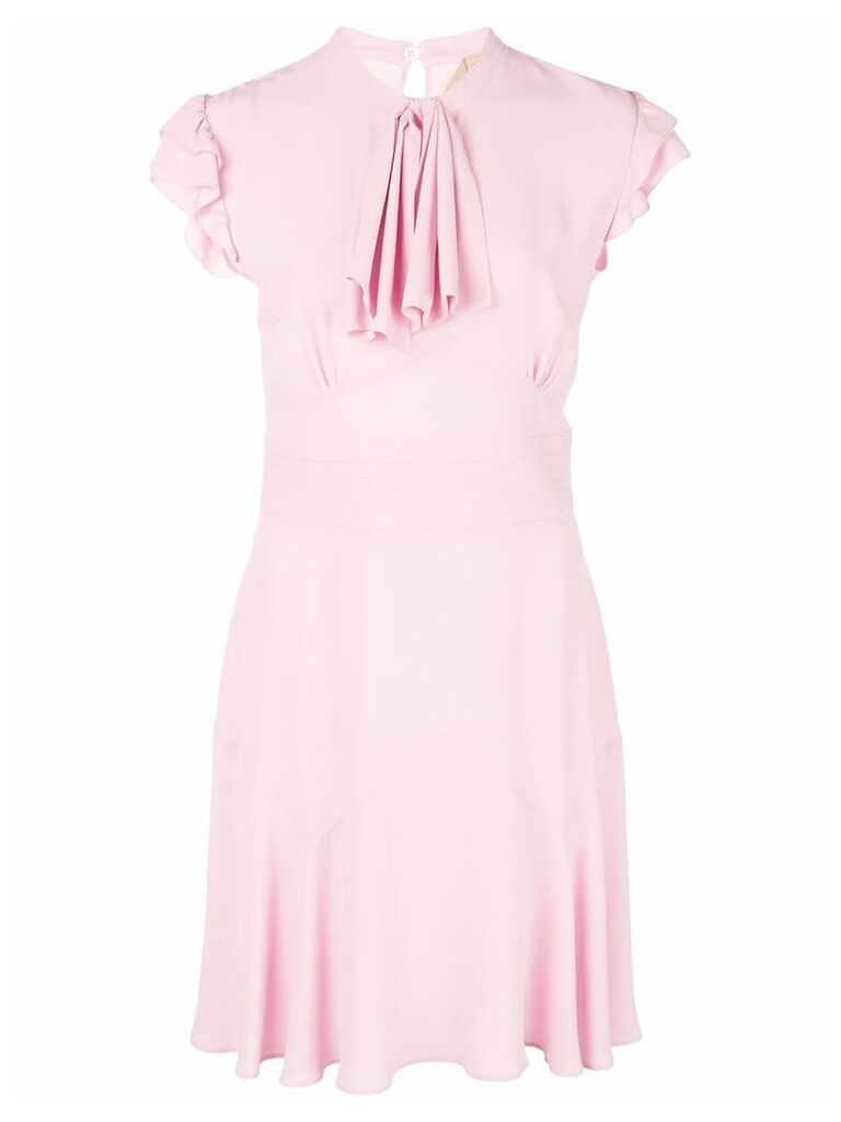 Nº21 ruffled short dress - Pink