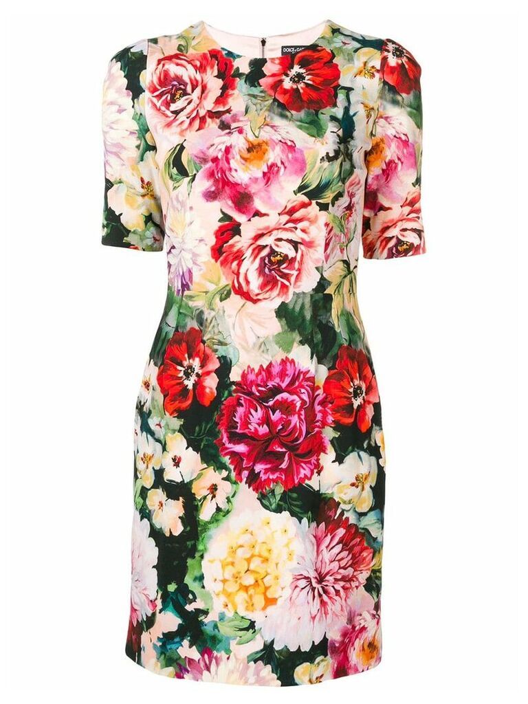 Dolce & Gabbana floral print dress - PINK