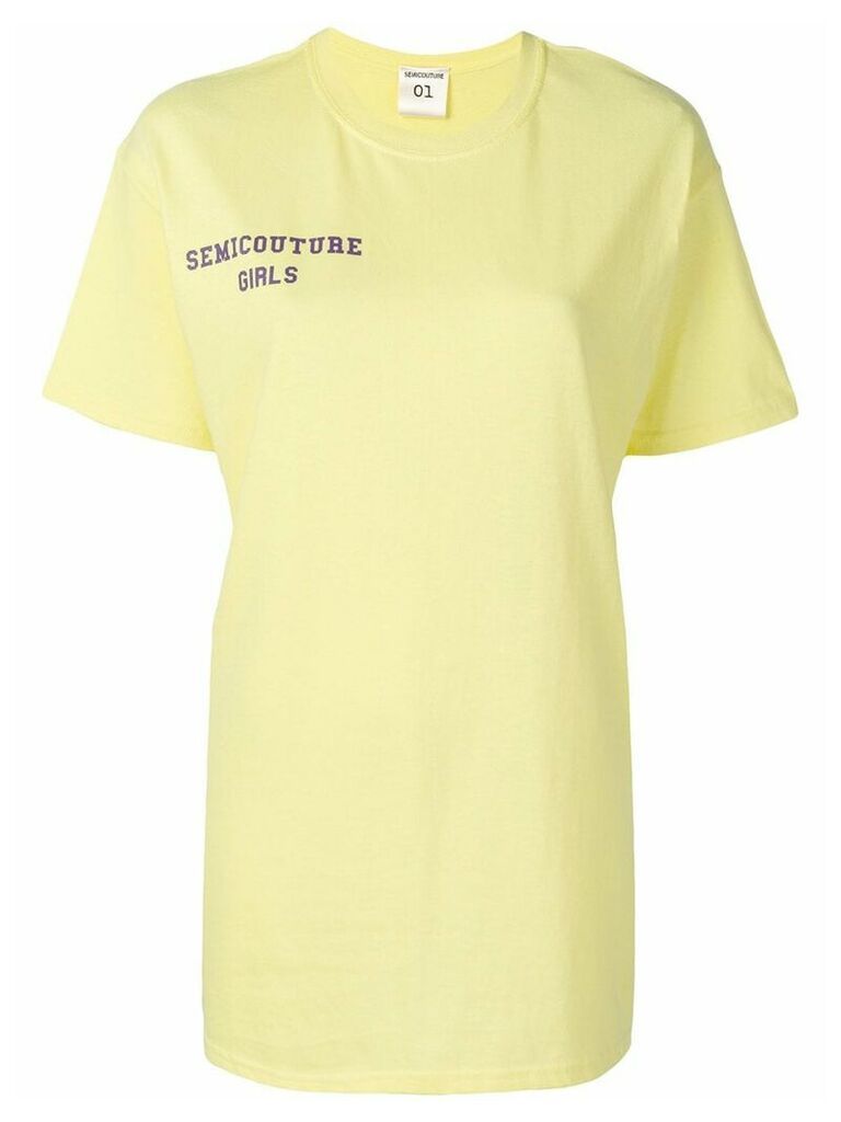 Semicouture 'Alessa' t-shirt - Yellow