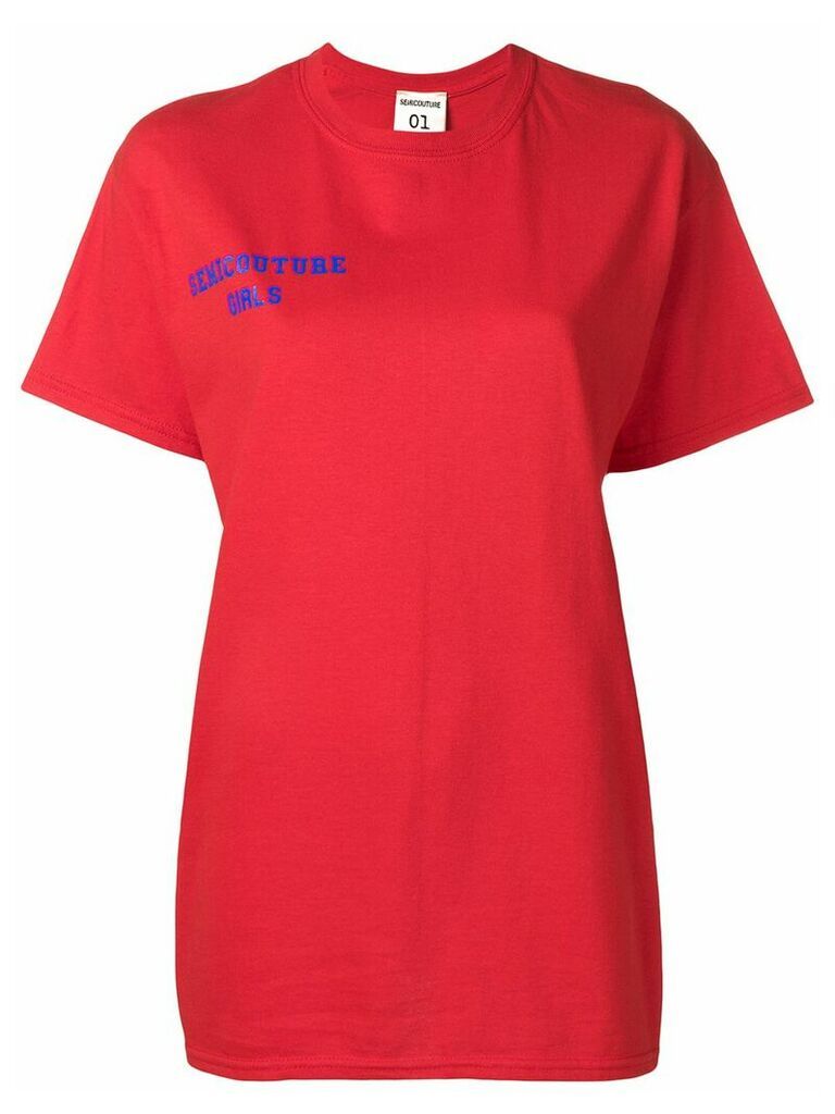 Semicouture 'Gaia' t-shirt - Red