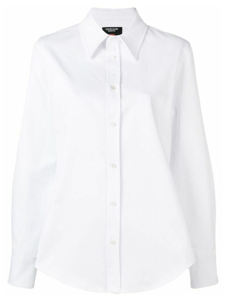 Calvin Klein 205W39nyc Jaws print shirt - White