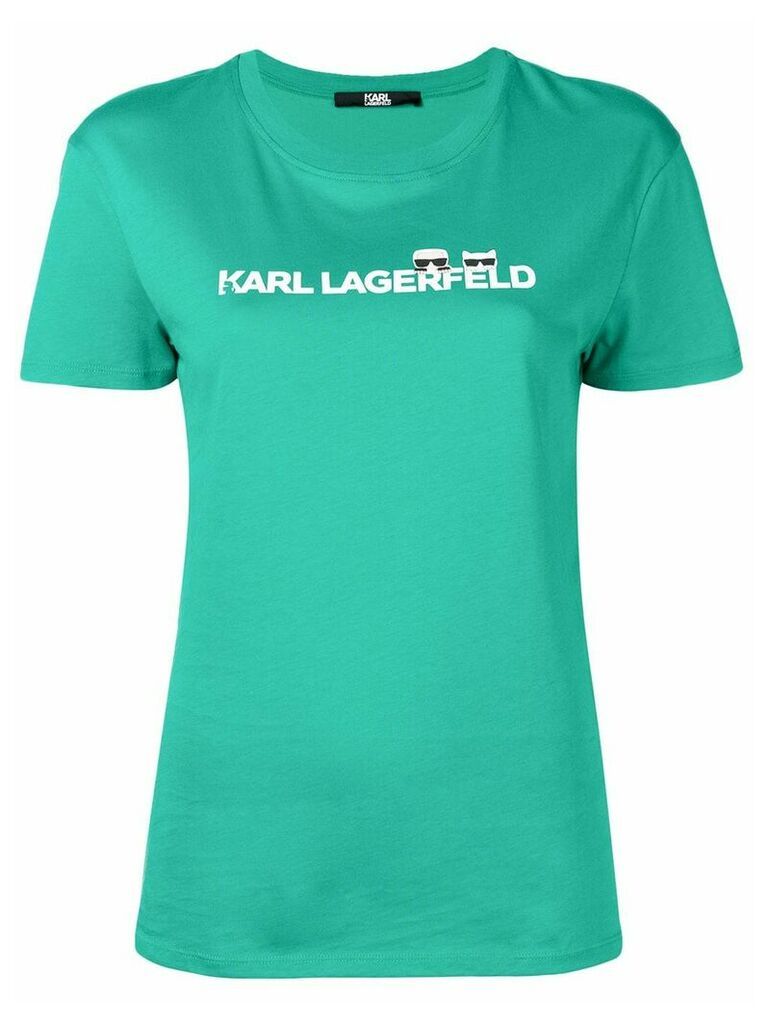 Karl Lagerfeld Ikonik logo T-shirt - Green