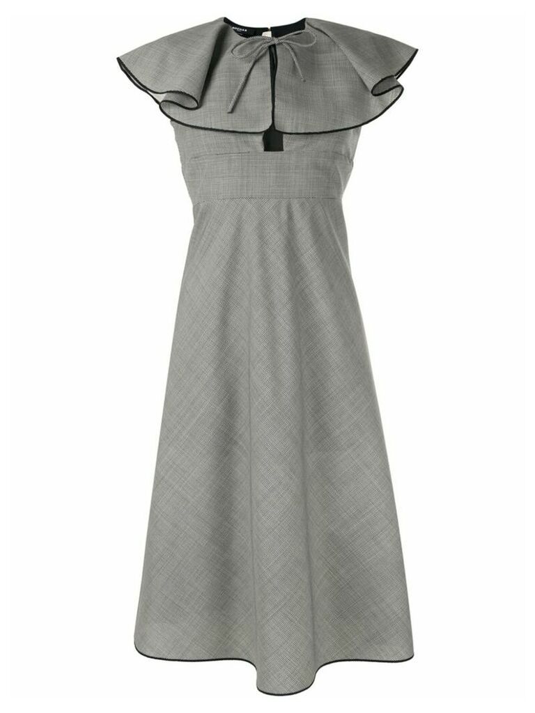 Rochas ruffled dress - Grey
