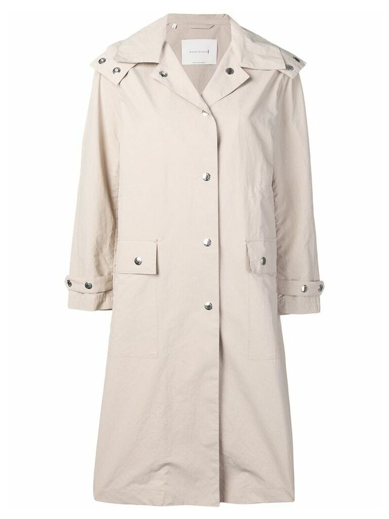 Mackintosh hooded rain coat - NEUTRALS